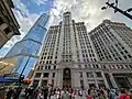 Wrigley Building with Trump Tower