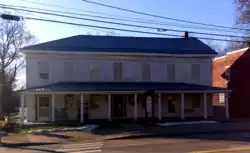 The Wyoming Inn built in 1832 is located at #1 Academy Street. It is still operating as a bed and breakfast hotel and community restaurant.