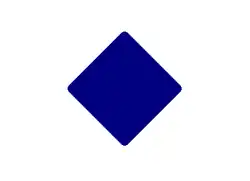 Union Army 3rd Division Badge, XXV Corps