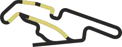World RX layout of Yas Marina Circuit, used in 2019