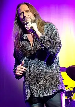 Davison performing in 2024