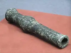 Hand cannon from the Mongol Yuan dynasty (1271–1368)
