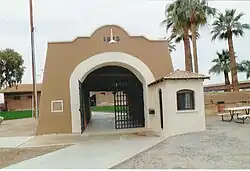 Prison main entrance.