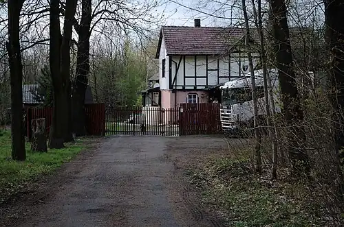 Forester's house located at 1 Pod Borem Street (2012)