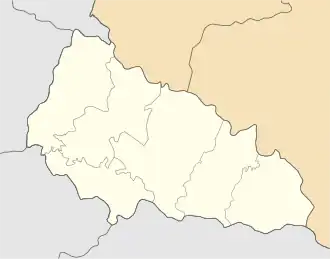 Pylypets is located in Zakarpattia Oblast