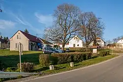 Centre of Zhoř u Mladé Vožice