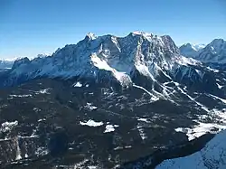 West side of the Zugspitze