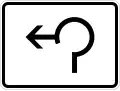 Directional indications by arrows, detour signs, three-quarter circle[22]