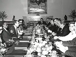 1977 Angola-Yugoslavia official talks on Brijuni islands.