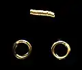 Gold rings and spiral