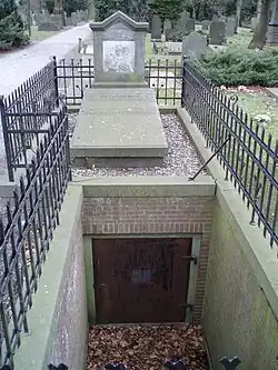 Subterranean burial vault of Baron van Ittersum in Zwolle, Netherlands.