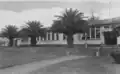Front of Matamata College in the 1950s