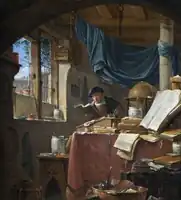 A Scholar in his Study