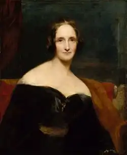 A painting of Mary Shelley