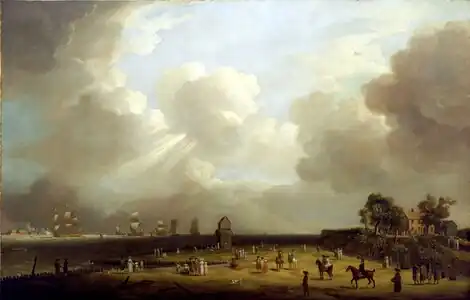 Princess Charlotte Arriving at Harwich by Dominic Serres