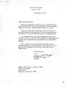 Letter from White House Curator
